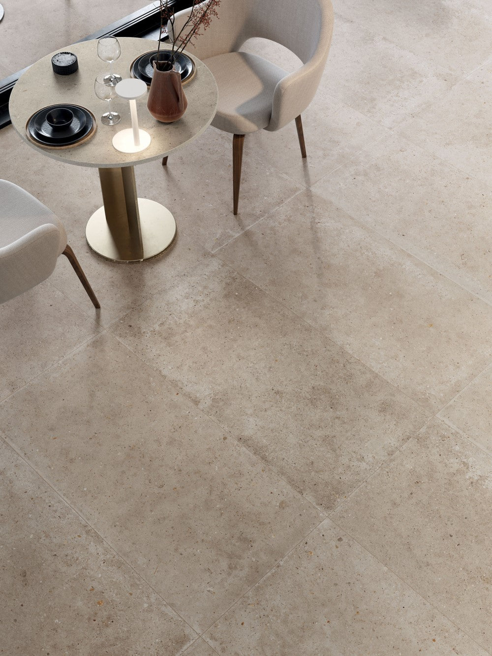 Vloer- en wandtegel Piren Ecru 120x120 rett - foto 3