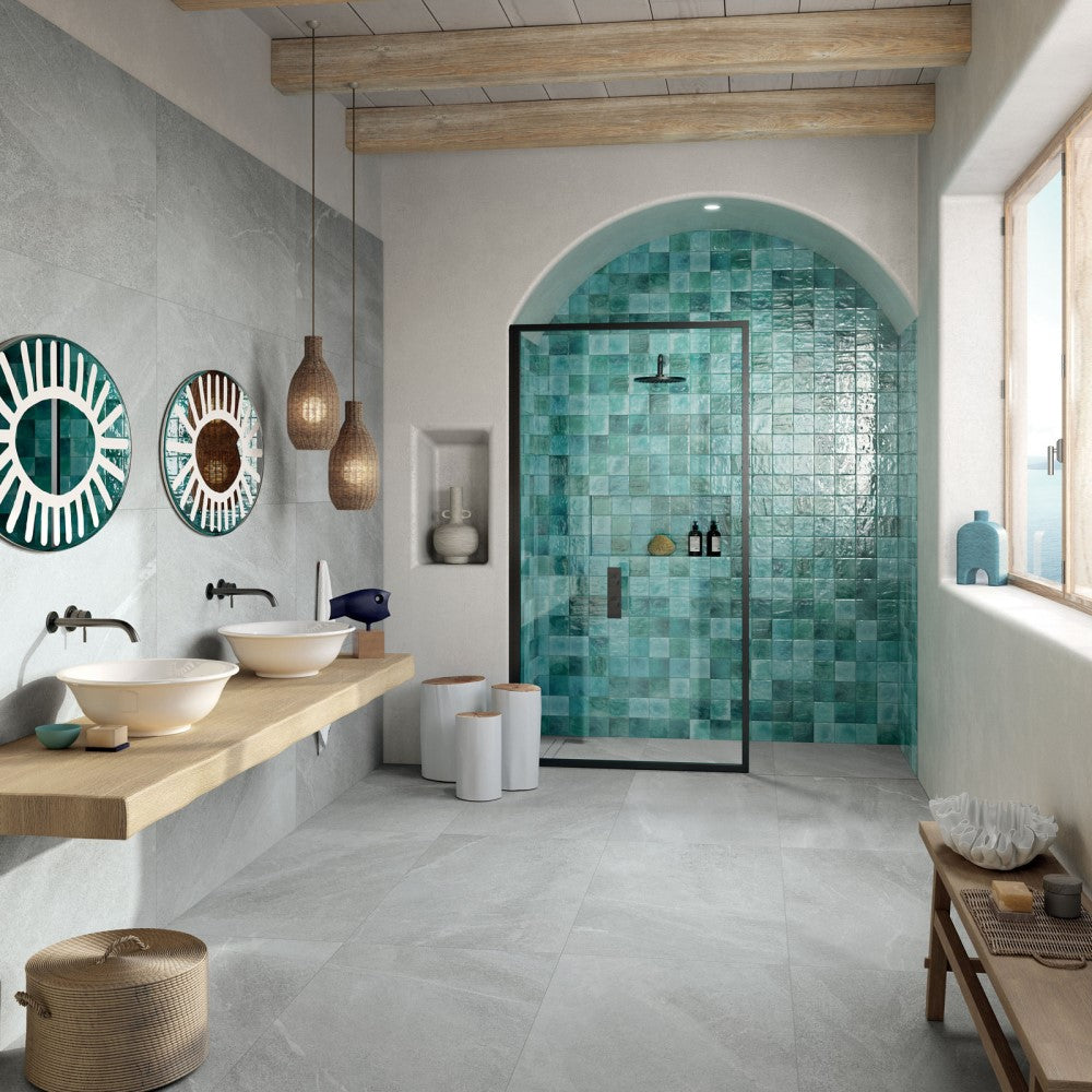 Vloer- en wandtegel Poetry Ash 60x120 rett - foto 4