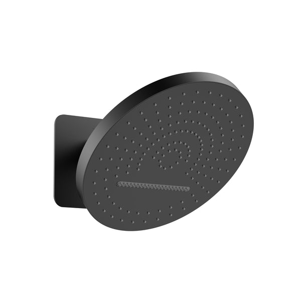 Uniforma Alcachofa de ducha | Ø32cm | Lluvia tropical XL | 2 posiciones | Negro mate PVD