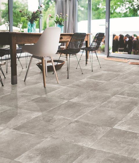 Vloer- en wandtegel Pan Grey 100x100 rett - foto 3