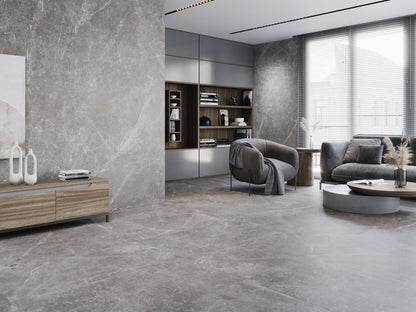 Vloer- en wandtegel Pieantra Grigio 120x120 rett - foto 2