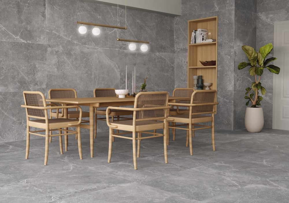 Vloer- en wandtegel Pieantra Grigio 120x120 rett - foto 3