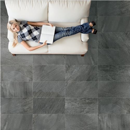 Vloer- en wandtegel Quartz Stone Black 60x60 - foto 2