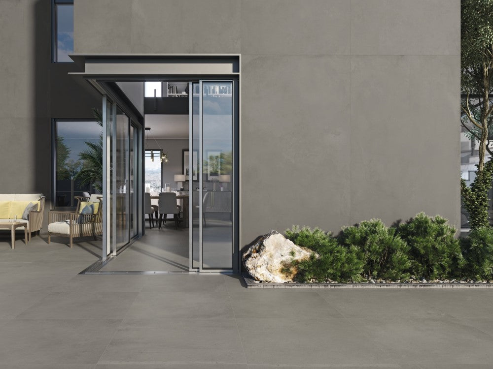 Vloer- en wandtegel Reim Grey 80x80 rett - foto 4