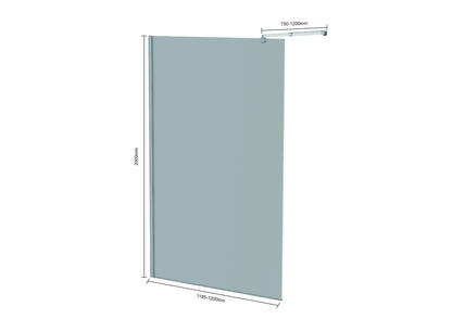 Shower screen Elva - 120x200cm