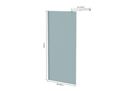 Douchewand Elva - 90x200cm - WDtegels