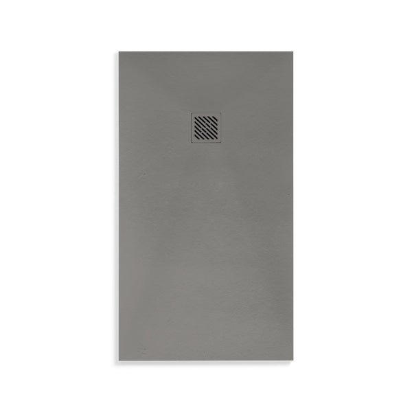 Aloni Madison Shower Tray | 100x100x3cm | Composite | Matt Grey