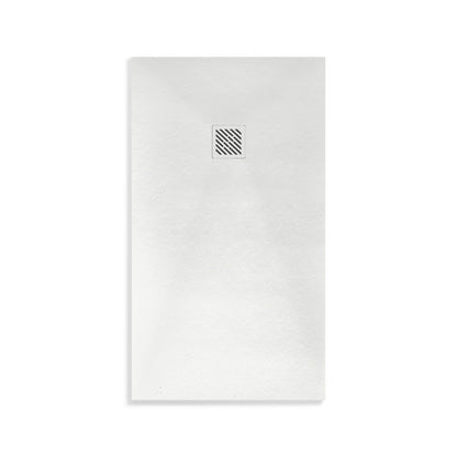 Aloni Madison Douchebak | 160x90x3cm | Composiet | Mat Wit - WDtegels