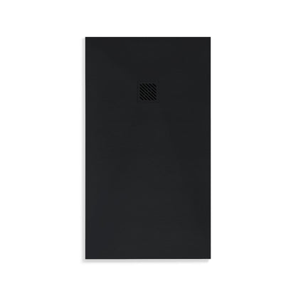 Aloni Madison Douchebak | 100x100x3cm | Composiet | Mat Zwart - WDtegels