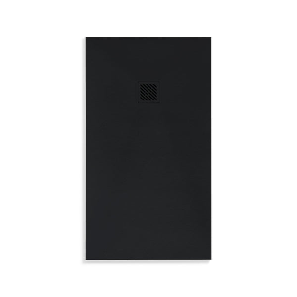 Aloni Madison Shower Tray | 120x80x3cm | Composite | Matt Black