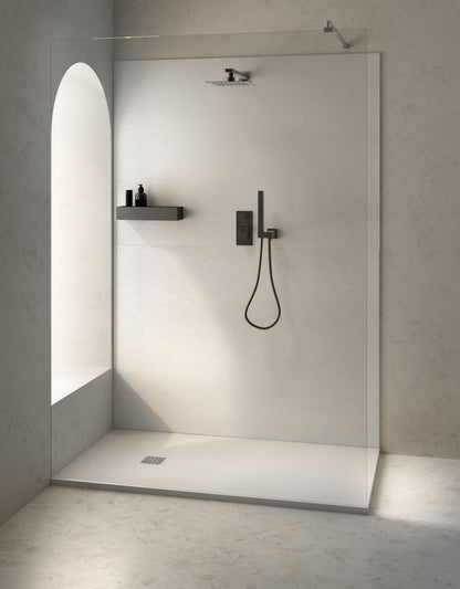 Aloni Madison Douchebak | 160x90x3cm | Composiet | Mat Wit - WDtegels