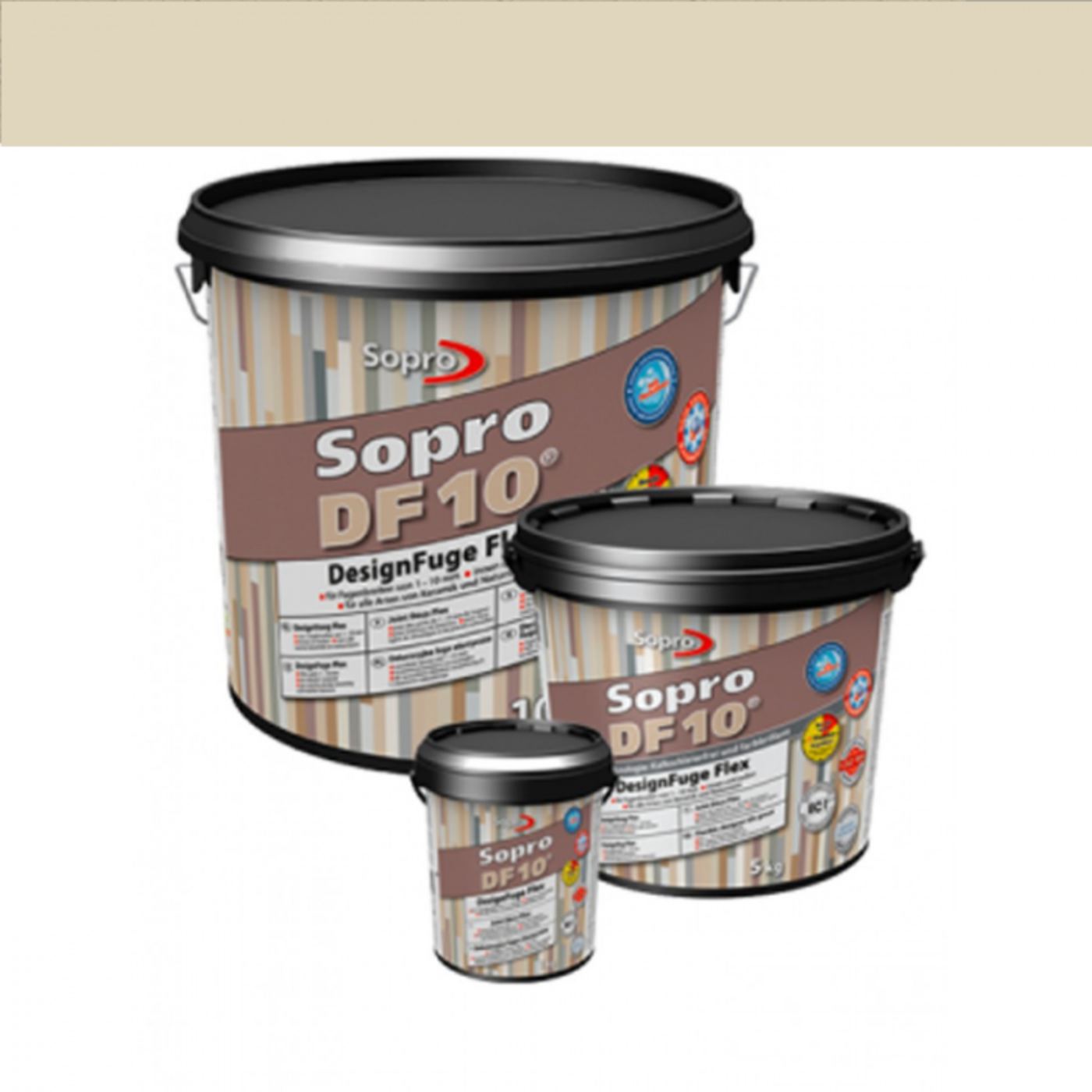 Voegmortel Sopro DF 10 Flexibel bahamabeige nr. 34 1kg - WDtegels