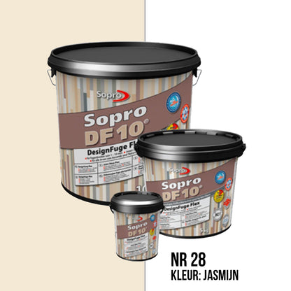 Voegmortel Sopro DF 10 Flexibel jasmijn nr. 28 5kg - WDtegels