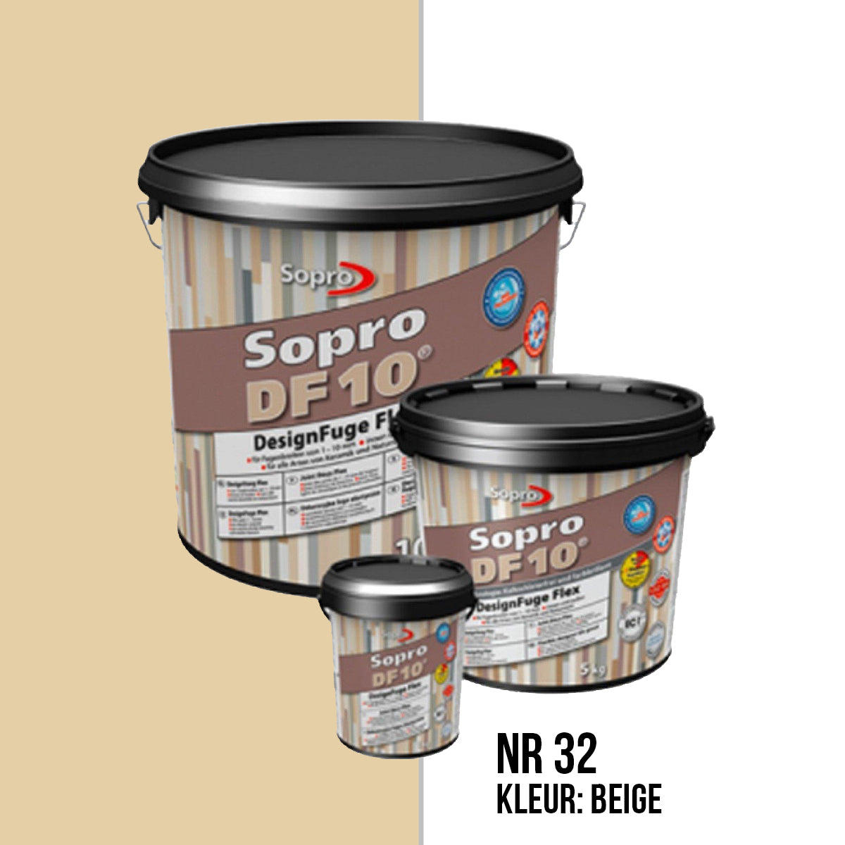 Mortero para juntas Sopro DF 10 Flexible beige nº 32 5kg