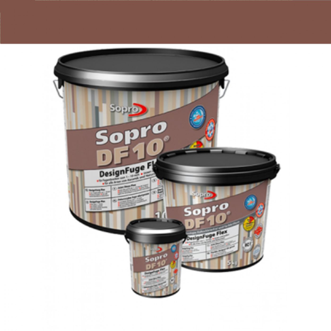Voegmortel Sopro DF 10 Flexibel kastanje nr. 50 1kg - WDtegels