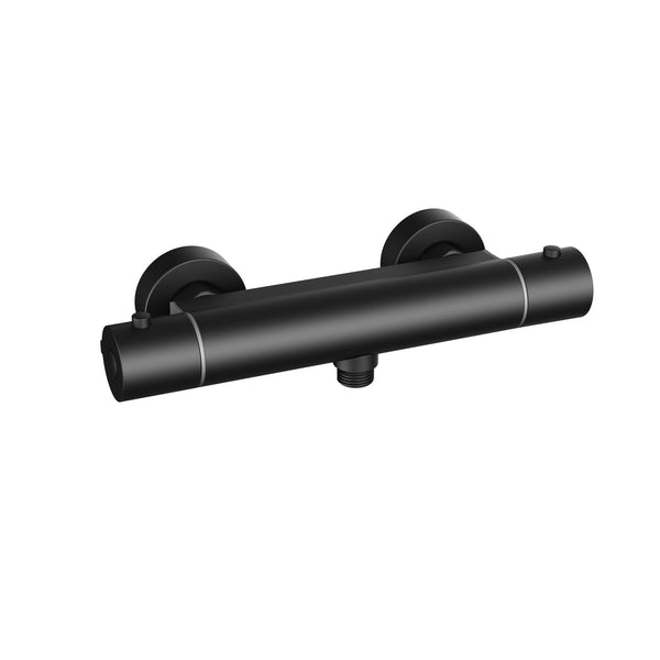 Aloni Pulse Shower Mixer Tap | Thermostatic | Matt Black