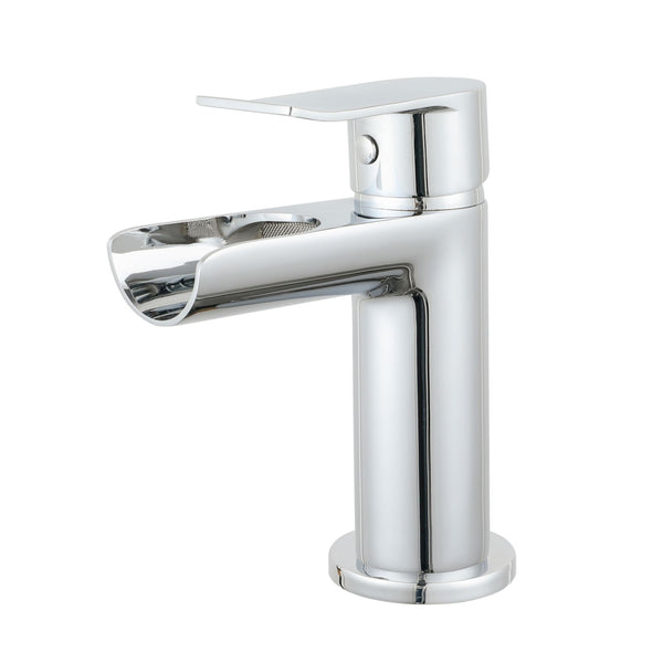 Aloni Waterval Wastafelmengkraan | Chroom