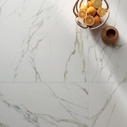 Vloer- en wandtegel Siana Calacatta Naturale 120x120 rett - foto 2