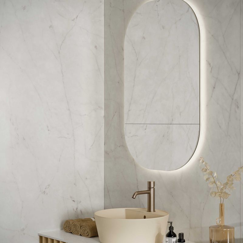 Vloer- en wandtegel Siana Carrara Naturale 60x120 rett - foto 4