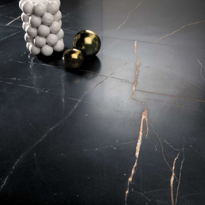 Vloer- en wandtegel Siana Precious Black Naturale 60x120 rett - foto 2