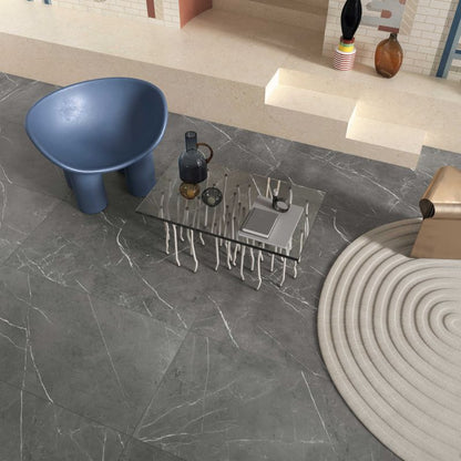 Vloer- en wandtegel Siana Stone Grey Antic 120x120 rett - foto 5
