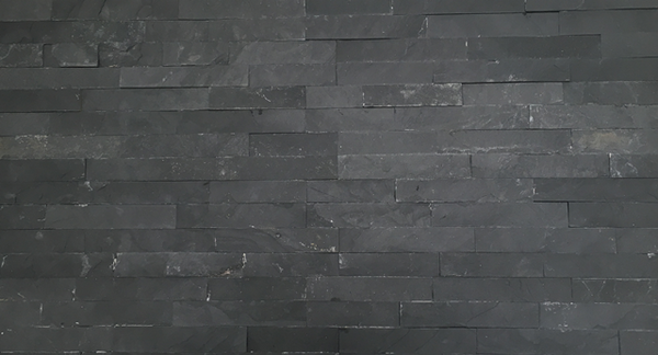 Stonepanel Black wall tile 15x55
