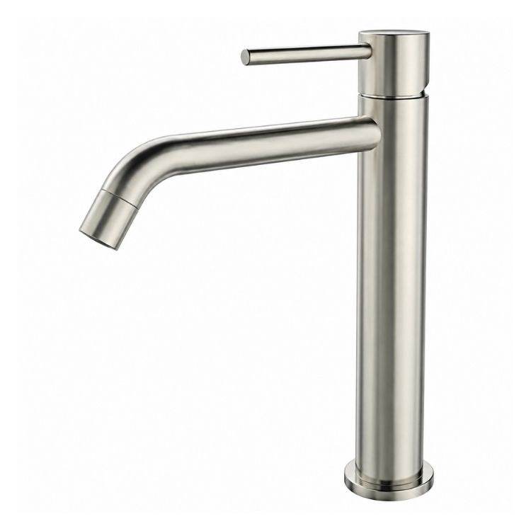 Style XL wastafelkraan hoog | Geborsteld staal PVD