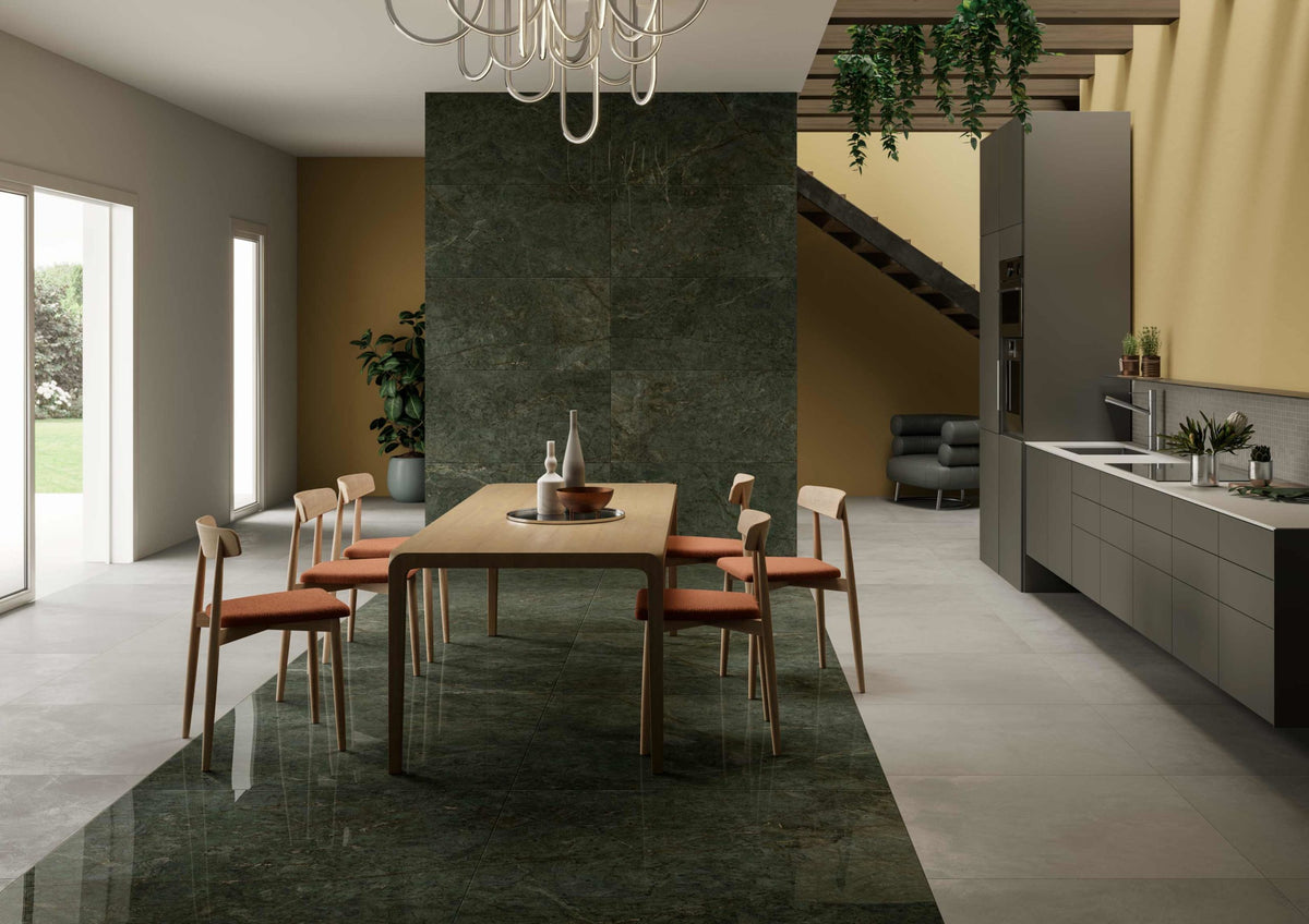 Vloer- en wandtegel Supernova Forest Green gepolijst 60x120 rett - foto 2