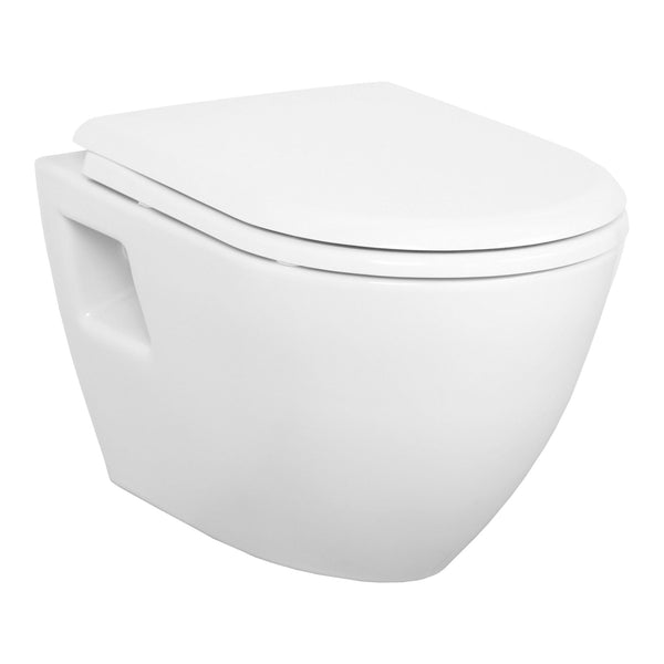 Creavit Terra Wall-hung Toilet | Bidet | Gloss White