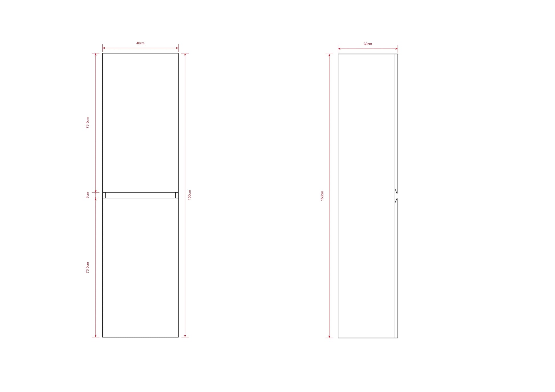 Badkamermeubelset Amara 100cm - Licht Eiken - Wastafel Wit - WDtegels
