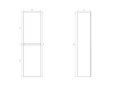 Badkamermeubelset Monaco 80cm - Licht Eiken - Wastafel Zwart - WDtegels