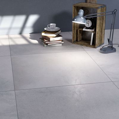 Vloer- en wandtegel Reload Titanium 60x60 rett