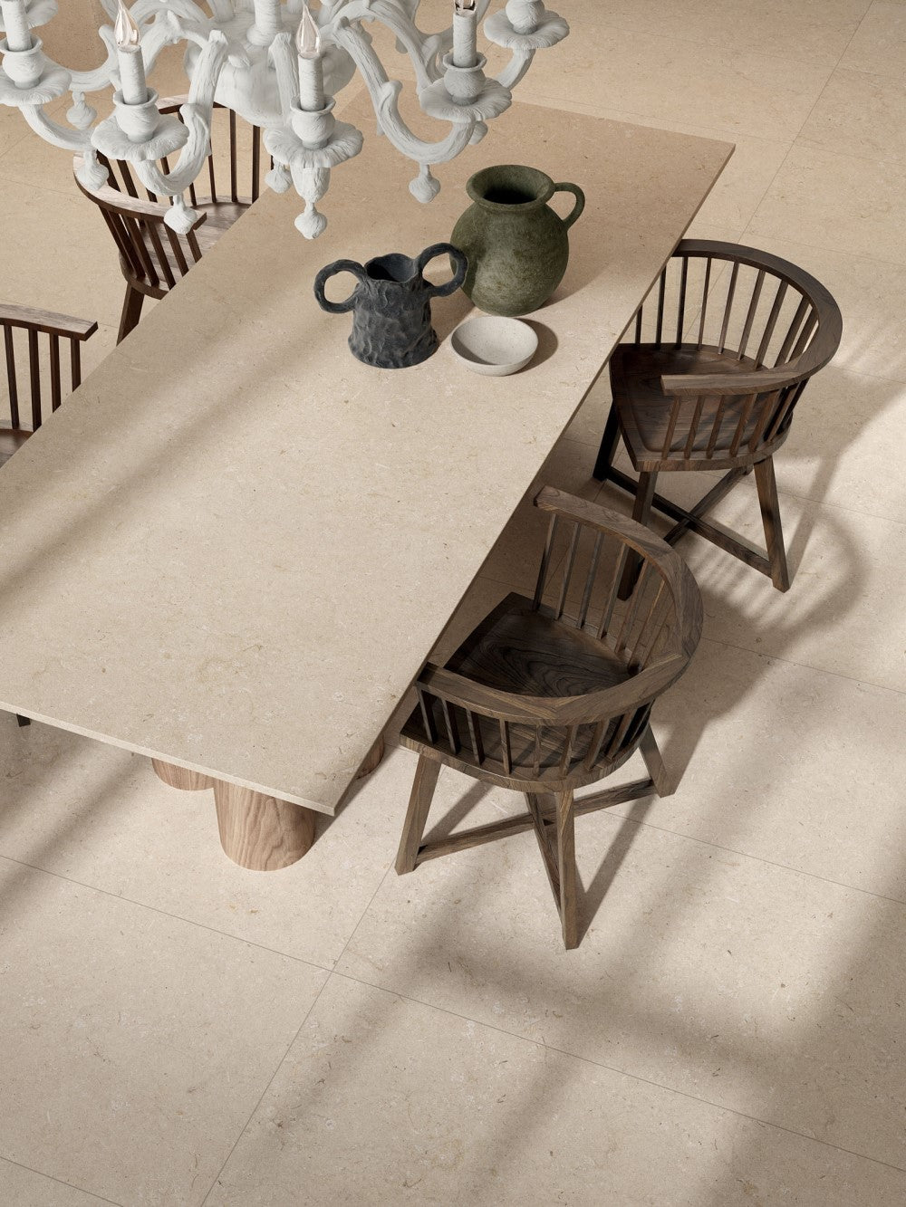 Vloer- en wandtegel Trani Beige 120x120 rett - foto 2