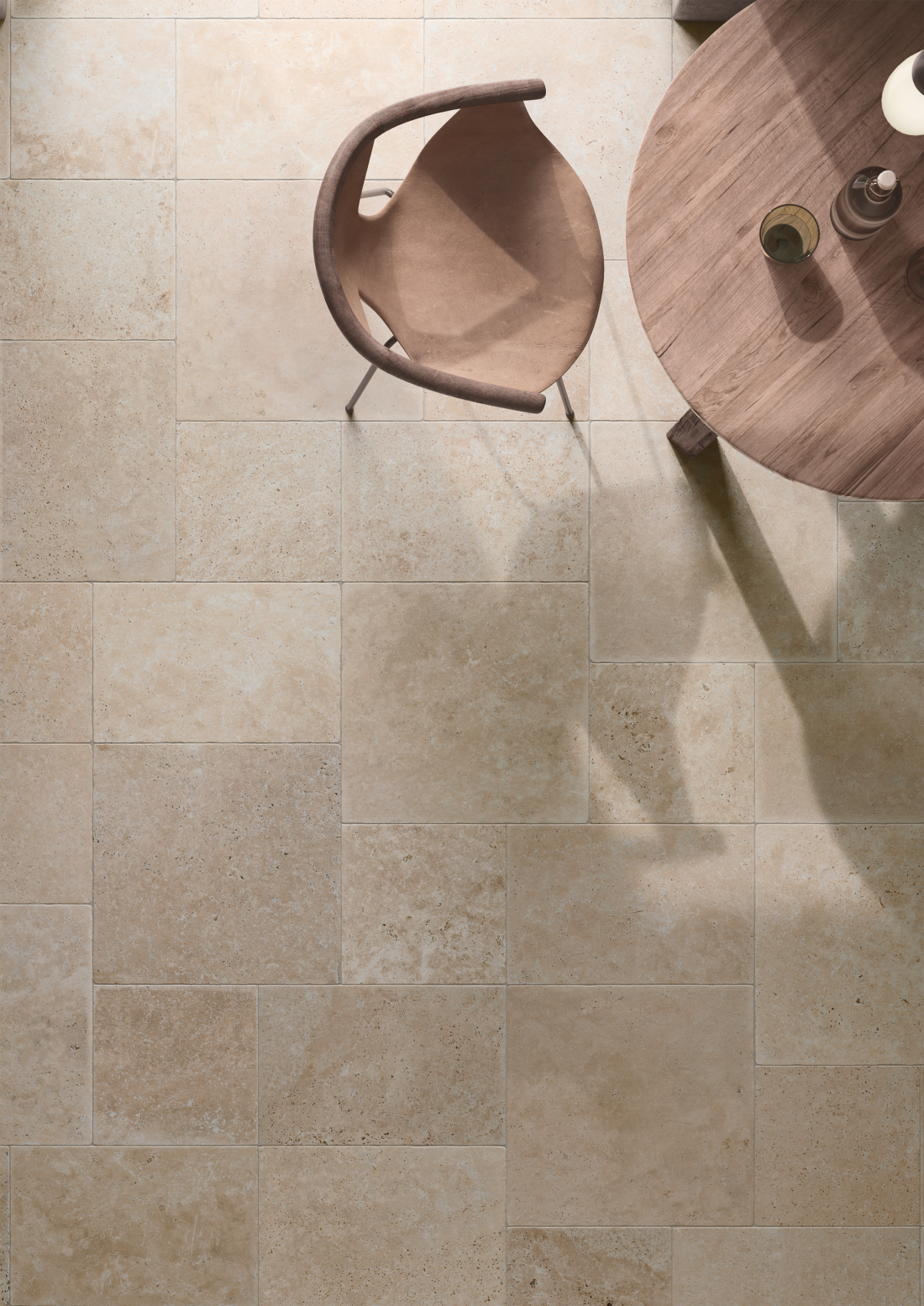 Vloer- en wandtegel Travertino Beige 33,3x33,33 - foto 4