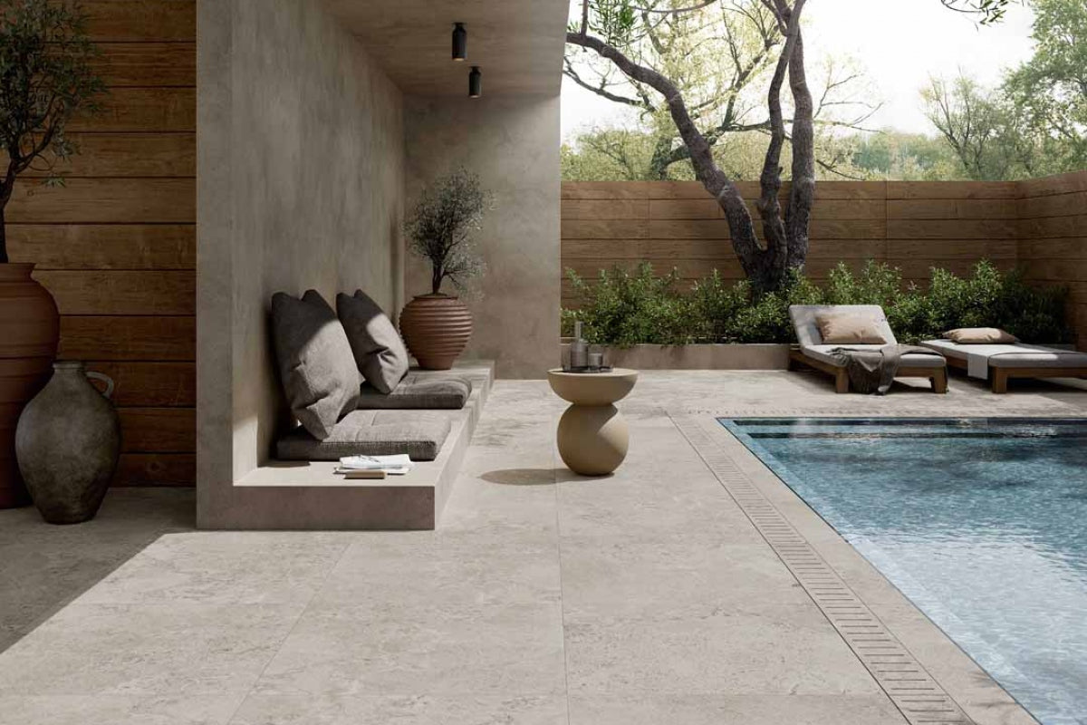 Vloer- en wandtegel Viva Beige Naturale 120x120 rett - foto 5