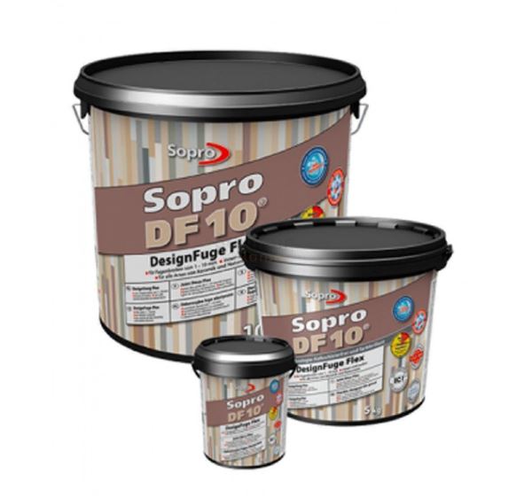 Mortero para juntas Sopro DF 10 Jazmín flexible nº 28 5 kg