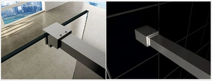 Less inloopdouche 90 x 200 cm Nano helder glas/chroom Wiesbaden