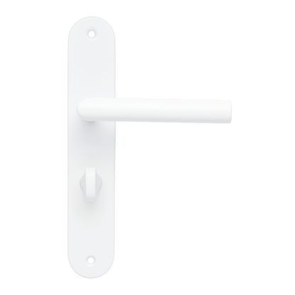 Deurklink Lucano in wit met WC-sluiting 63 mm