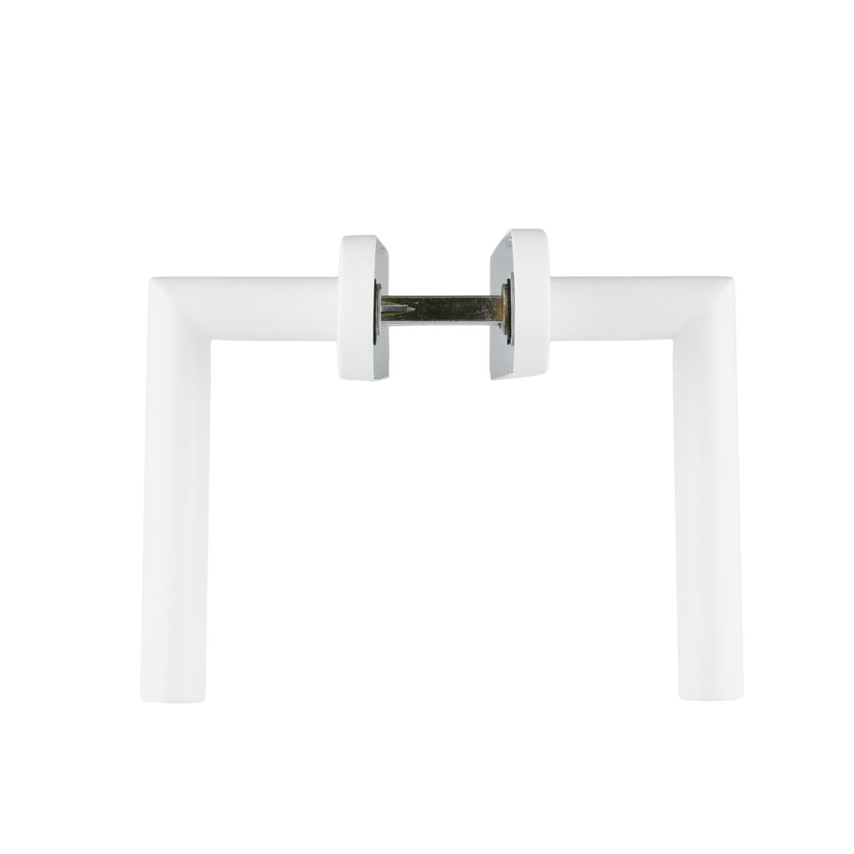 Deurklink Lucano in wit met WC-sluiting 63 mm