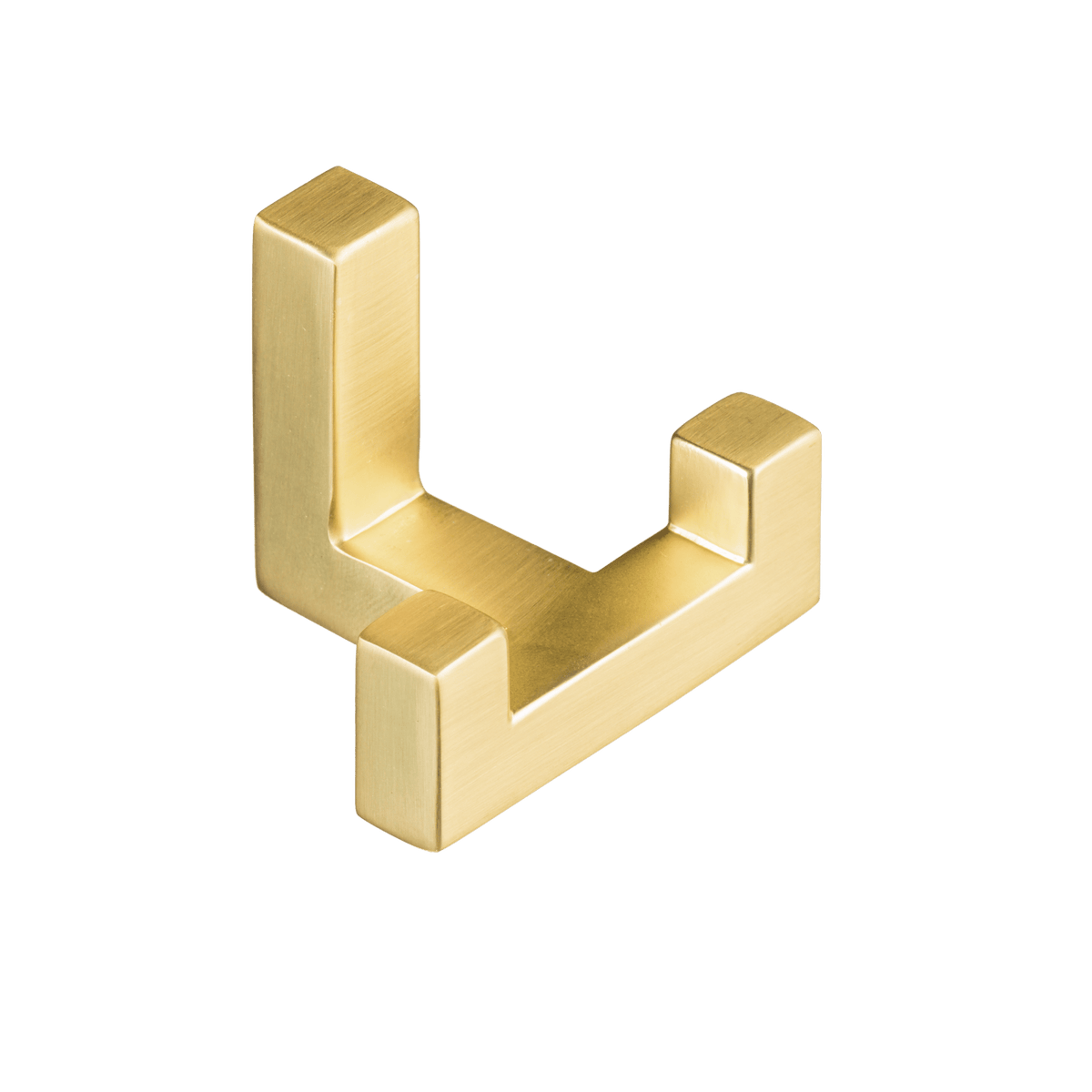 Dubbele handdoekhaak in goud