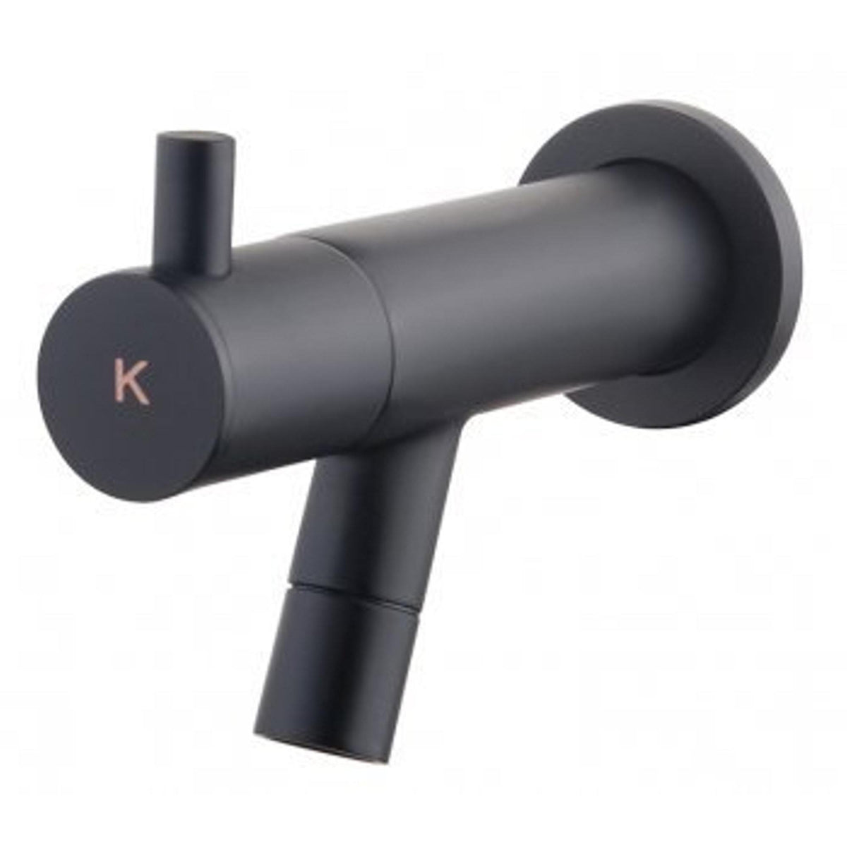 Amador fonteinkraan met muurbevestiging 1/2'' mat zwart - WDtegels