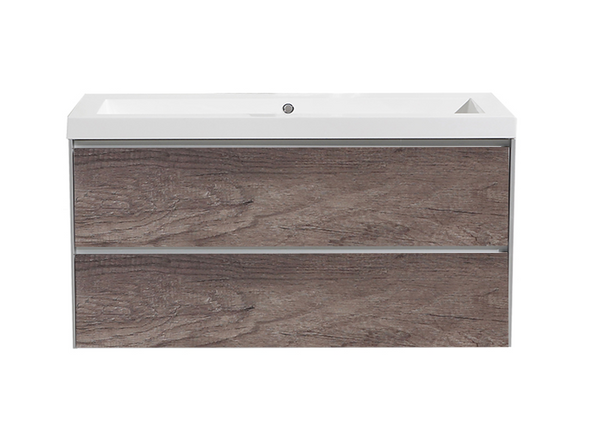 Badmeubel aktieset PL 100 GREEPLOOS CENTURY OAK ZONDER SPIEGEL