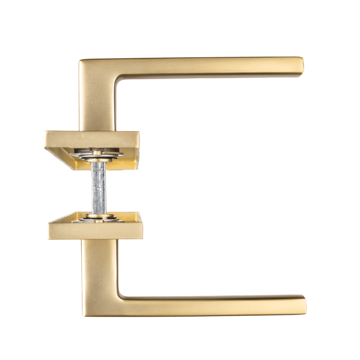 Deurklink Alassio in goud met sleutelgat 56 mm
