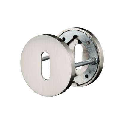 Rond sleutelrozet in RVS – 6 mm dik