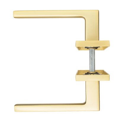 Deurklink Avola in goud met WC-sluiting 63 mm