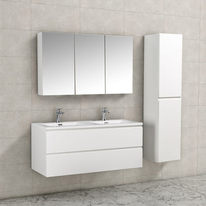 Onderkast badkamermeubel Tieme hoogglans wit 120x50x48cm