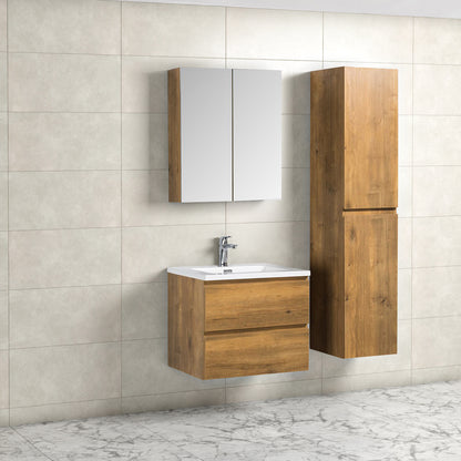 Onderkast badkamermeubel Tieme mat eiken 60x50x48cm