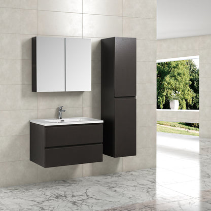 Onderkast badkamermeubel Tieme mat grijs 80x50x48cm - WDtegels