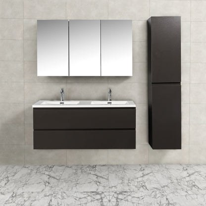 Onderkast badkamermeubel Tieme mat grijs 120x50x48cm