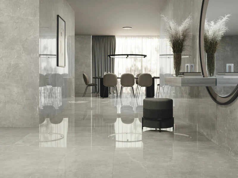 Floor tile Concept Grey polished 120x120 rett